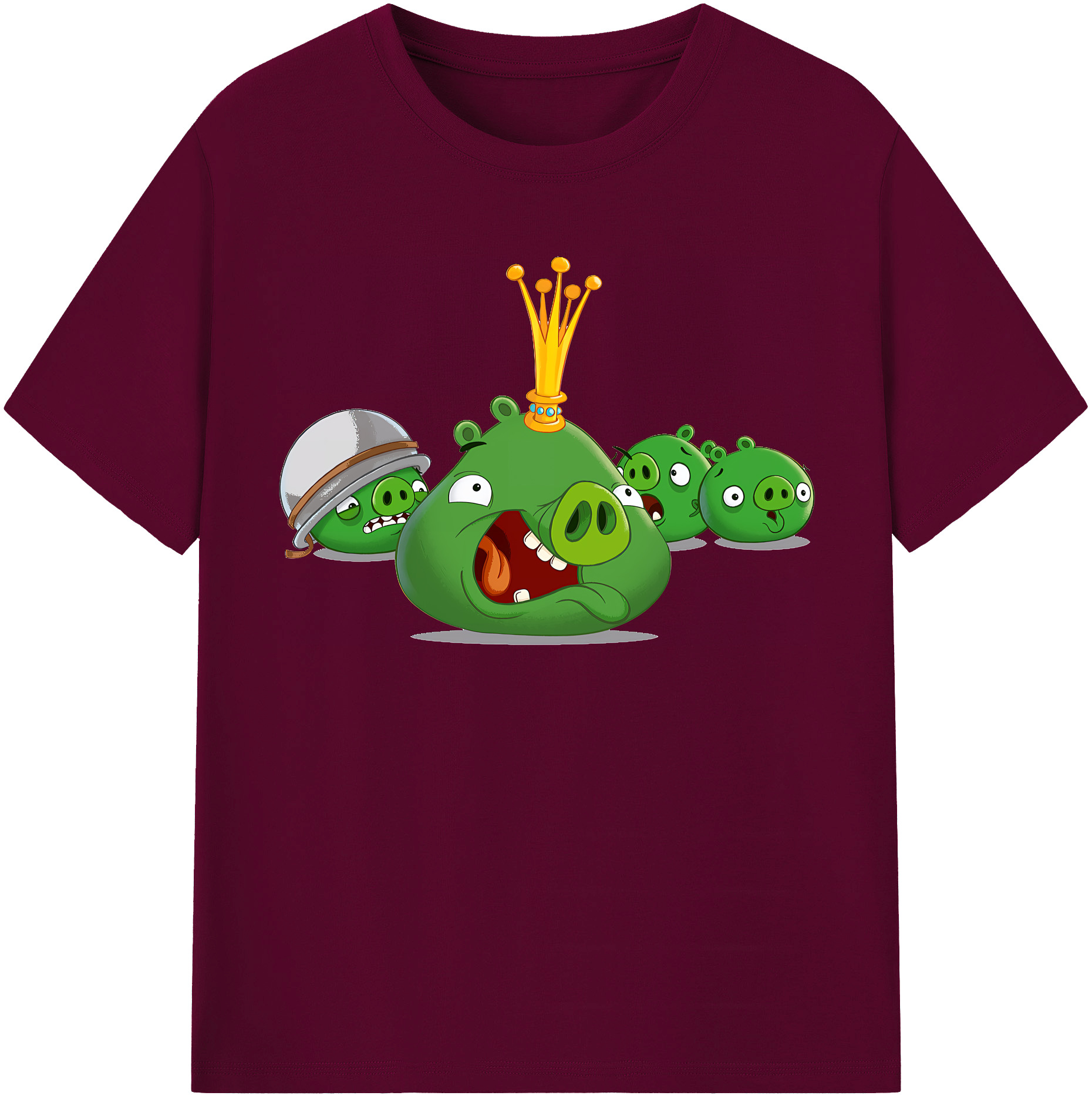 （画像用） Angry Birds アングリーバード レディースカジュアルプリントTシャツ（綿100％）
